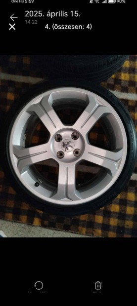 Eladó Peugeot 4x108 r18 alufelni garnitúra