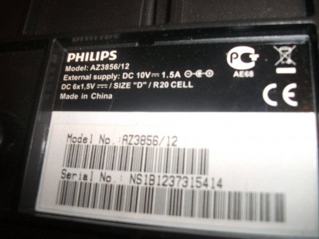 Elad Philips Az3856/12 rdi magn CD USB