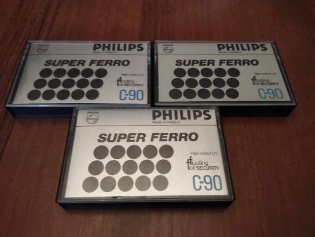 Elad Philips Super Ferro C90 kazetta 3db