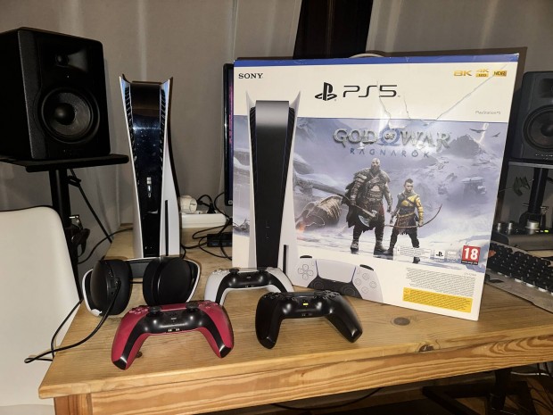 Elad Playstation 5 + kiegsztk (Srgsen!)