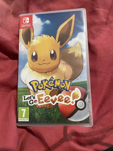 Eladó Pokémon Let's Go Eevee videojáték Nintendo Switchre