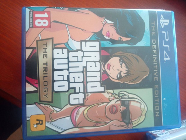 Elad Ps4 Eredeti Jtk: 184. Grand Theft Auto Trilogy ( karcmentes)