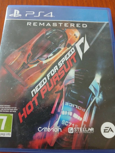 Eladó Ps4 Eredeti Játék : 124. Need For speed Hot Pursuit ( karcmente