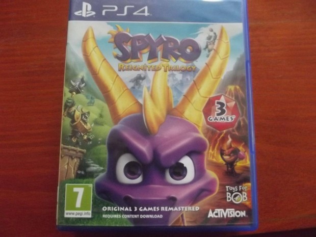 Elad Ps4 Eredeti Jtk : 3. Spyro Reignited Trilogy ( karcmentes)