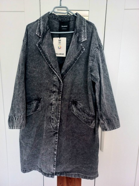 Elad Pull&Bear hossztott farmer kabt,  ni M/38