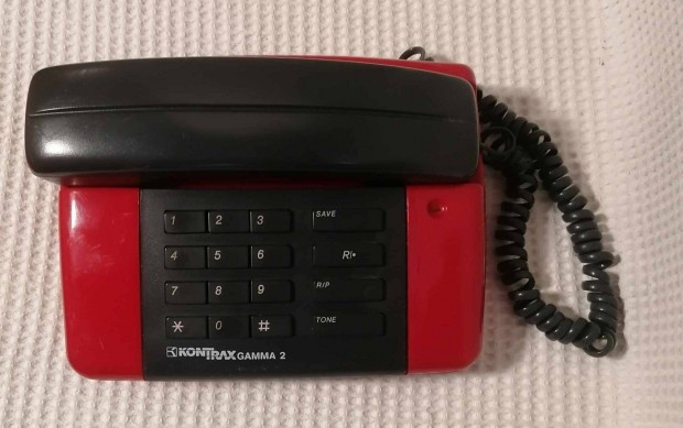 Elad Retro Hagyomnyos Kontrax Gamma 2 Piros Vonalas Telefon