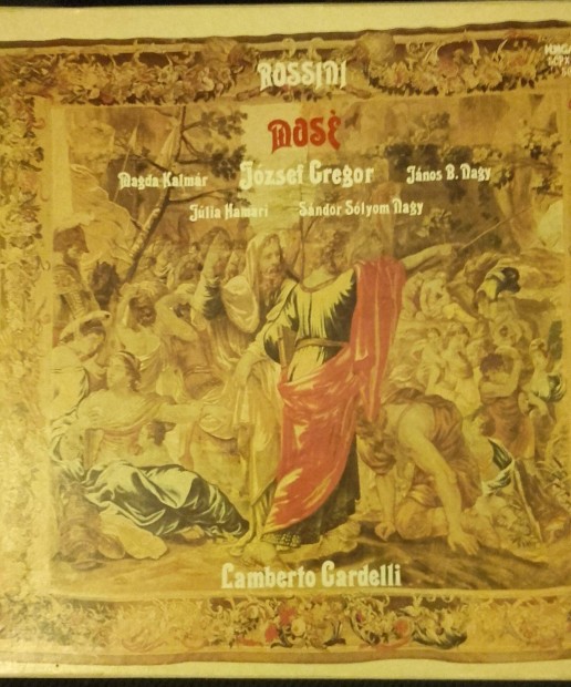 Elad Rossini Moss 3 darabos bakelit lemez ritkasg
