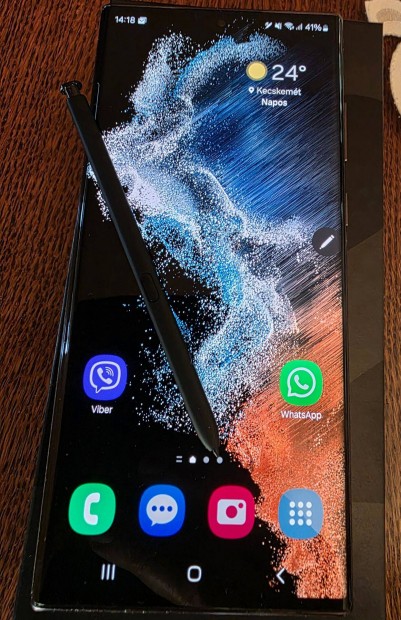 Eladó Samsung Galaxy S22 Ultra 256 GB karcmentes állapotban!