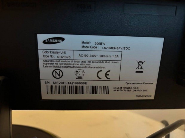 Elad Samsung Monitor 206B N