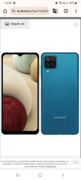 Eladó Samsung galaxy á 12 új állapotban