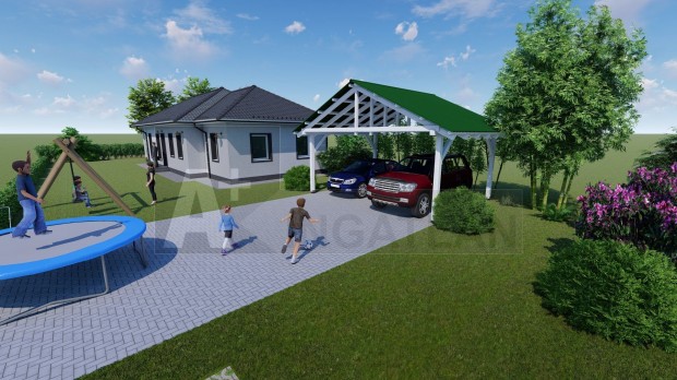 Elad� S�ndorfalv�n �j �p�t�s�, f�ldszintes csal�di h�z 1