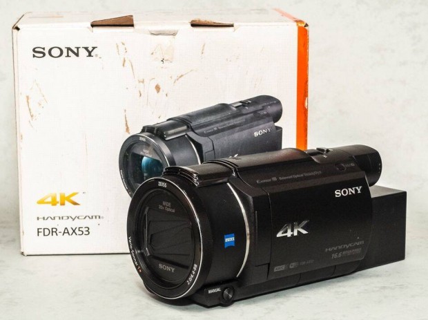 Elad Sony FDR-AX53 4K Handycam kamera!