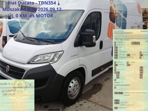 Elad� TGK5 db-Fiat Ducato 2 db-Citroen Jumper 2 db -Citroen Berlingo 1
