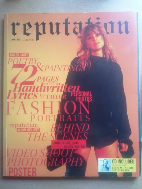 Eladó Taylor Swift fotókönyv album ami CD t is tartalmaz