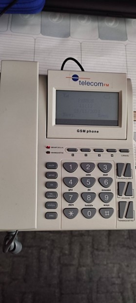 Elad Telecom FM asztali GSM telefon (Yettel krtyval tesztelve)