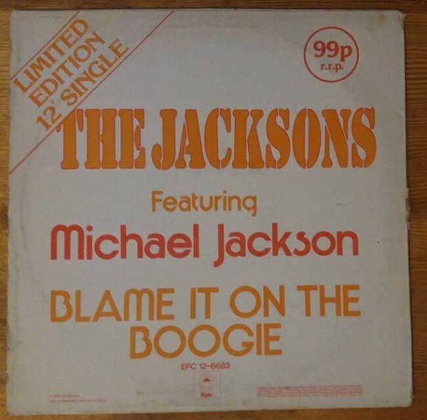 Elad The Jacksons - Blame It On The Boogie Maxi lemez (lp, vinly, ba