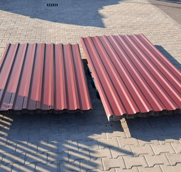 Eladó Trapézlemez T18 RAL 3009 Oxidvörös 0,5mm vastagság készletről