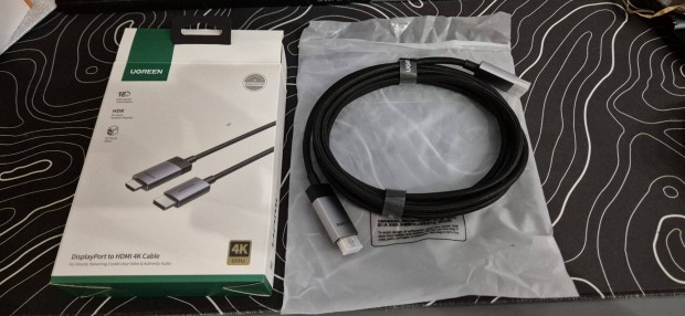 Elad Ugreen Prmium Displayport to HDMI Kbel 3m 4k 60hz