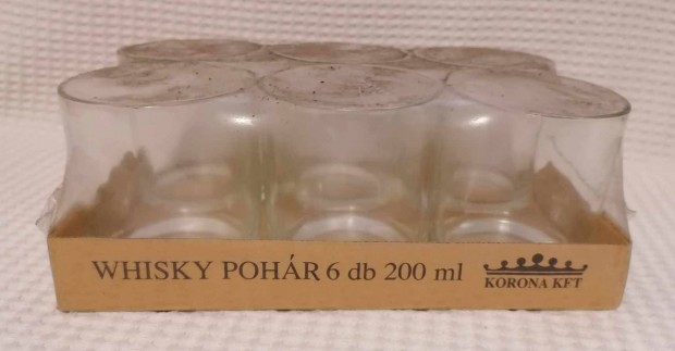 Elad j Bontatlan 6 Darabos Klasszikus Whiskey / Vizes Pohr Kszlet