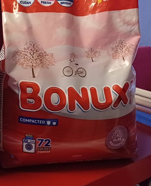Eladó Űj Bonux Mosószer 4,68 KG (Jánoshidán Van )