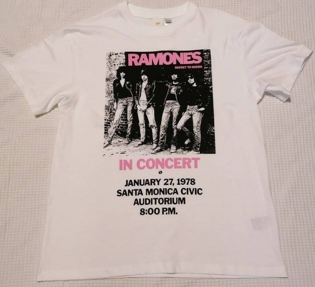 Elad j Fehr Hivatalos The Ramones H&M Ni Pl (M mret)