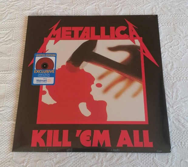 Elad j Metallica (Usa) - Kill 'Em All 12" LP Bakelit Nagylemez