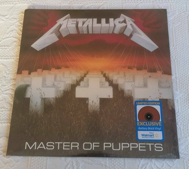 Elad j Metallica (Usa) - Master Of Puppets 12" LP Bakelit Nagylemez