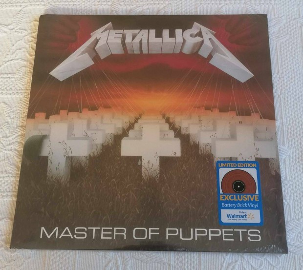 Eladó Új Metallica (Usa) - Master Of Puppets 12" LP Bakelit Nagylemez