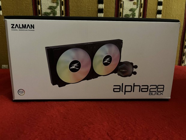 Elad j Zalman Alpha 28 fekete vzhts 140 mm Bontatlan!