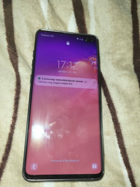 Elado Ujallapotu Samsung Galaxy S10+ 12Gb/1Tb Ceramic White