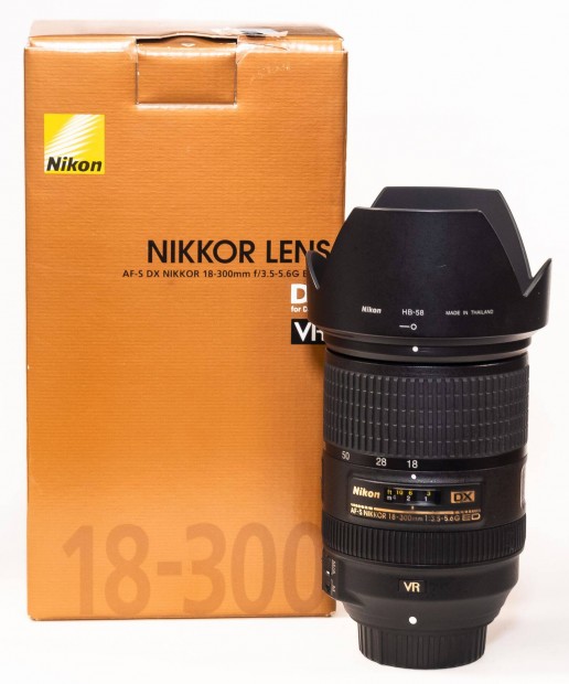 Elad jszer Nikon AF-S 18-300mm F/3.5-5.6G ED VR Objektv!