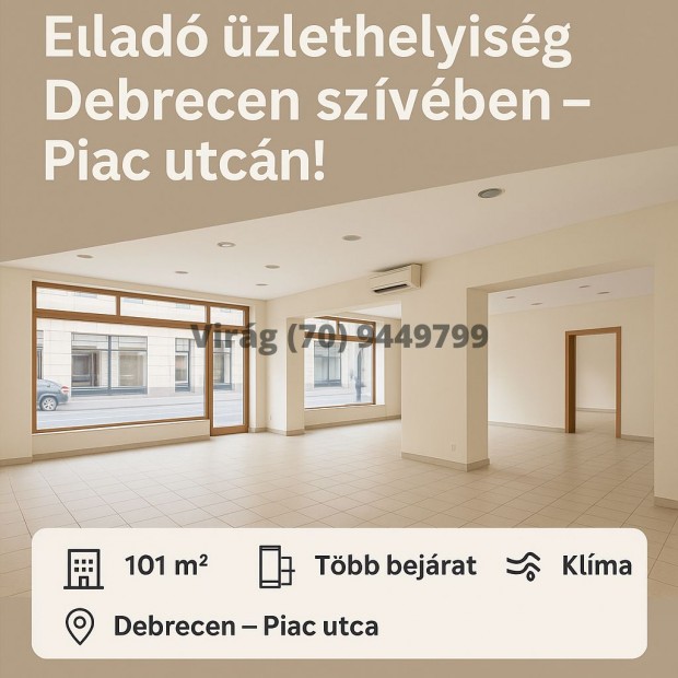 Eladó Üzlethelyiség, Debrecen 200.000.000 Ft