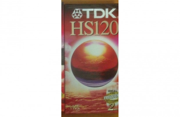 Elad VHS TDK vide kazetta, HS 120 perces!