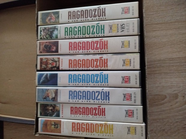 Elad VHS ragadozk sorozat j llapot 