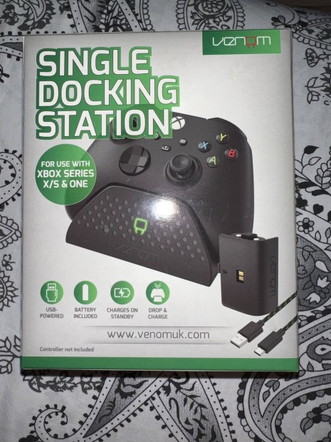 Eladó Venom Xbox kontroller töltőállomás + 1 db akkumulátor