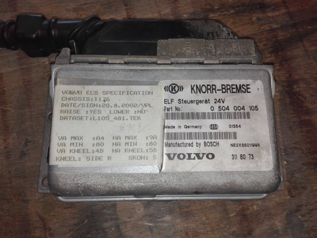 Elad Volvo vezrl egysg Knorr-Bremse 0 504 004 105 Bosch 24v