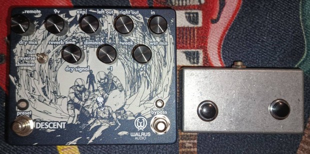 Elad Walrus Audio Descent + Tchs reverb gitr pedl