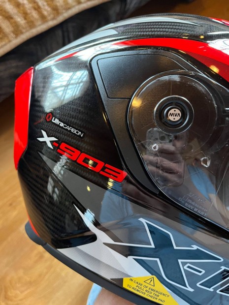 Elad X-Lite X - 903 Ultra Carbon sisak prszor hasznlt jszer