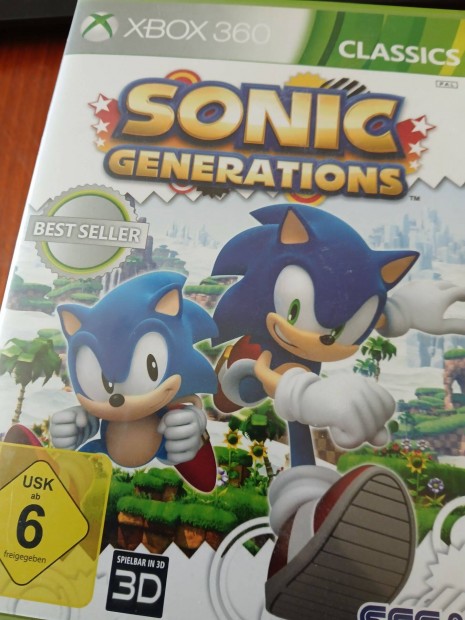 Eladó Xbox 360 Eredeti Játék : 17. Sonic Generations ( karcmentes)