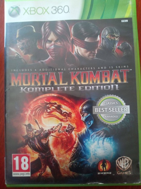 Elad Xbox 360 Eredeti Jtk : 1. Mortal Kombat Komplette Edition ( ka