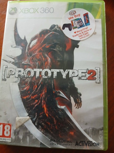 Eladó Xbox 360 Eredeti Játék : 82. Prototype 2 ( van rajta karc de mü
