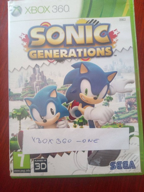 Elad Xbox 360 - One Eredeti Jtk : 16. Sonic Generations ( Xbox 360