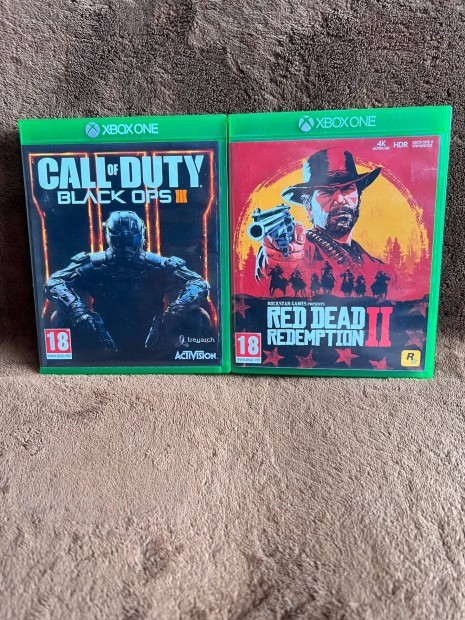 Elad Xbox Cod black ops 3 s Red dead redemption 2