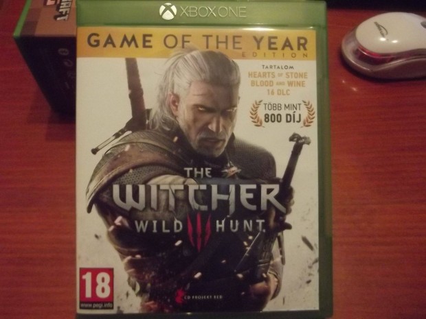 Eladó Xbox One Eredeti Játék : 169. The Witcher 3 Wild Hunt Game of Ye