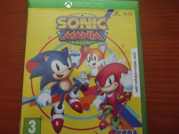 Eladó Xbox One Eredeti Játék : 181. Sonic Mania Plus ( karcmentes)