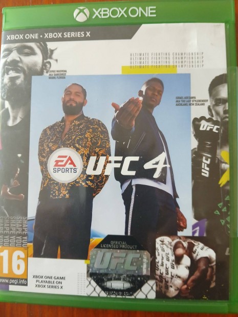 Eladó Xbox One Eredeti Játék : UFC 4 ( karcmentes)