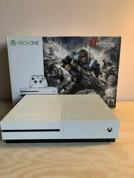 Elad Xbox One S konzol 1 TB trhellyel + vezetk nlkli kontroller