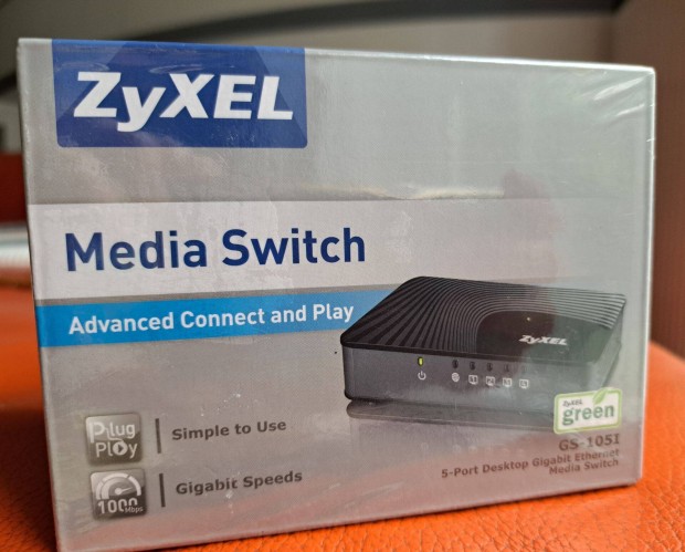 Elad Zyxel Gigabit Ethernet 5 portos Media Switch GS-105I