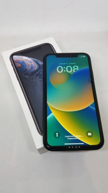 Elad: Apple iphone XR - 64GB - KIS Hibval - Fekete sznben ! ! !