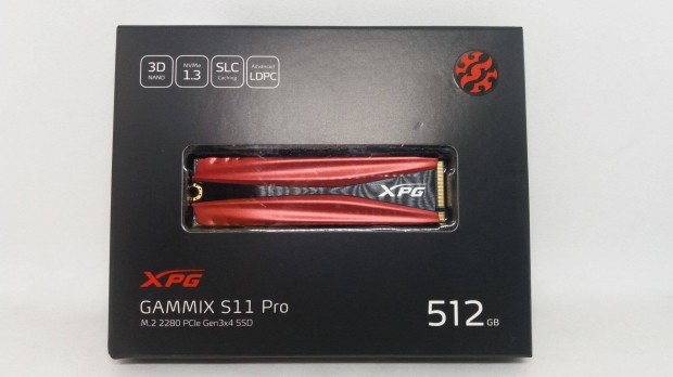 Elad: Bontatlan, j Adata Xpg Gammix S11 Pro 512GB M2 Pcie SSD (Agam